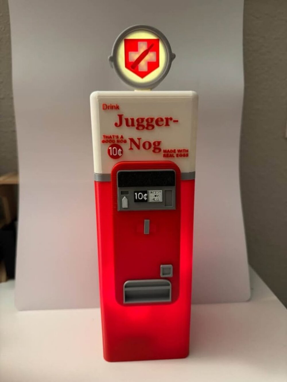 Call of Duty Zombies Juggernog Perk Machine 3D Printed Display Gaming Decor